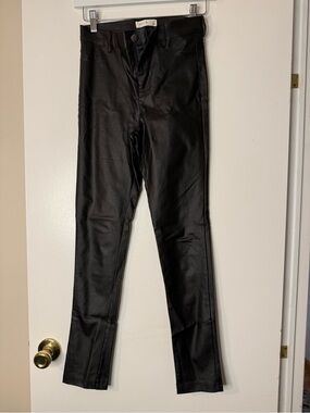Active USA Black Coated Skinny Jeans